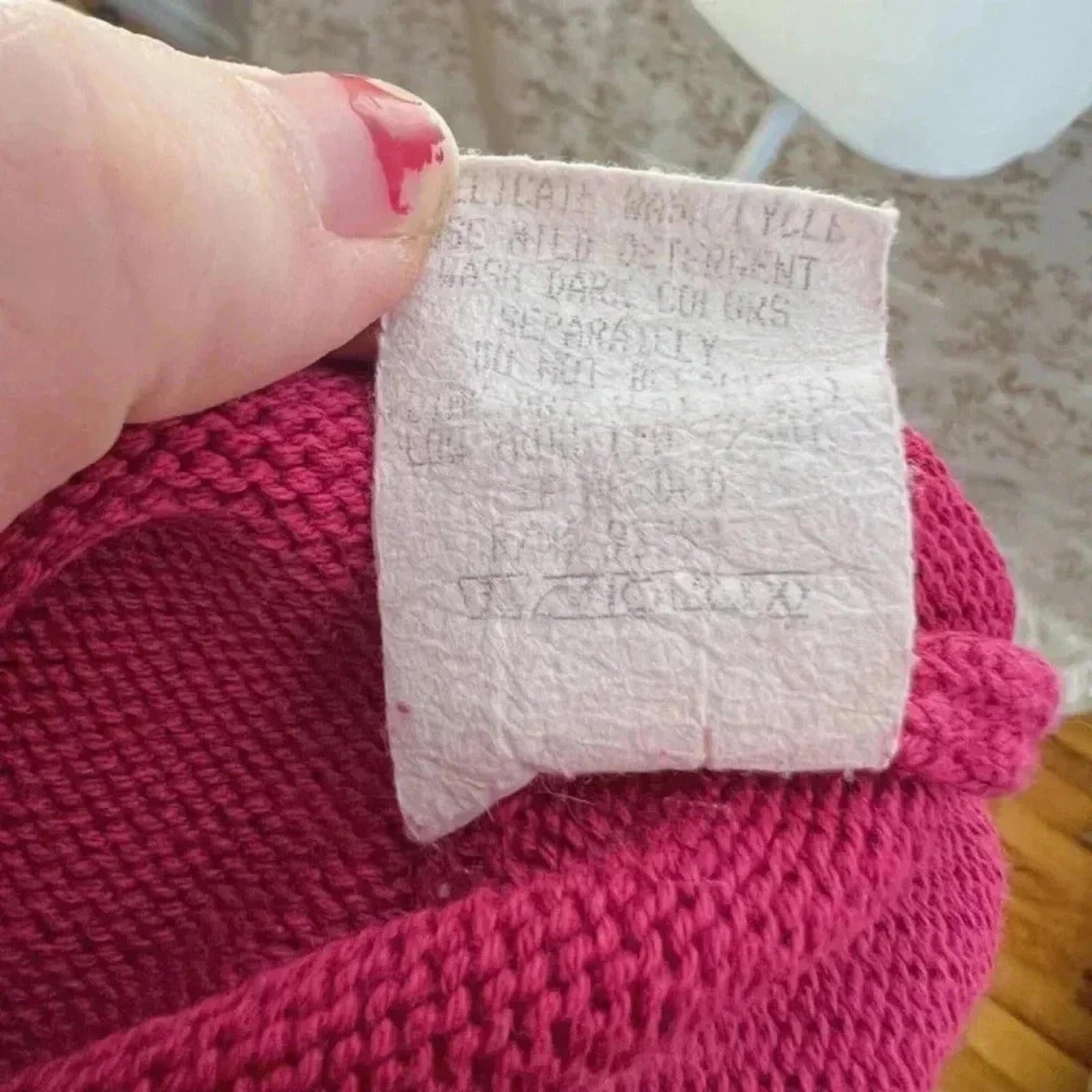 y2k Vintage True Grit Pink Knit Turtleneck Size XS
