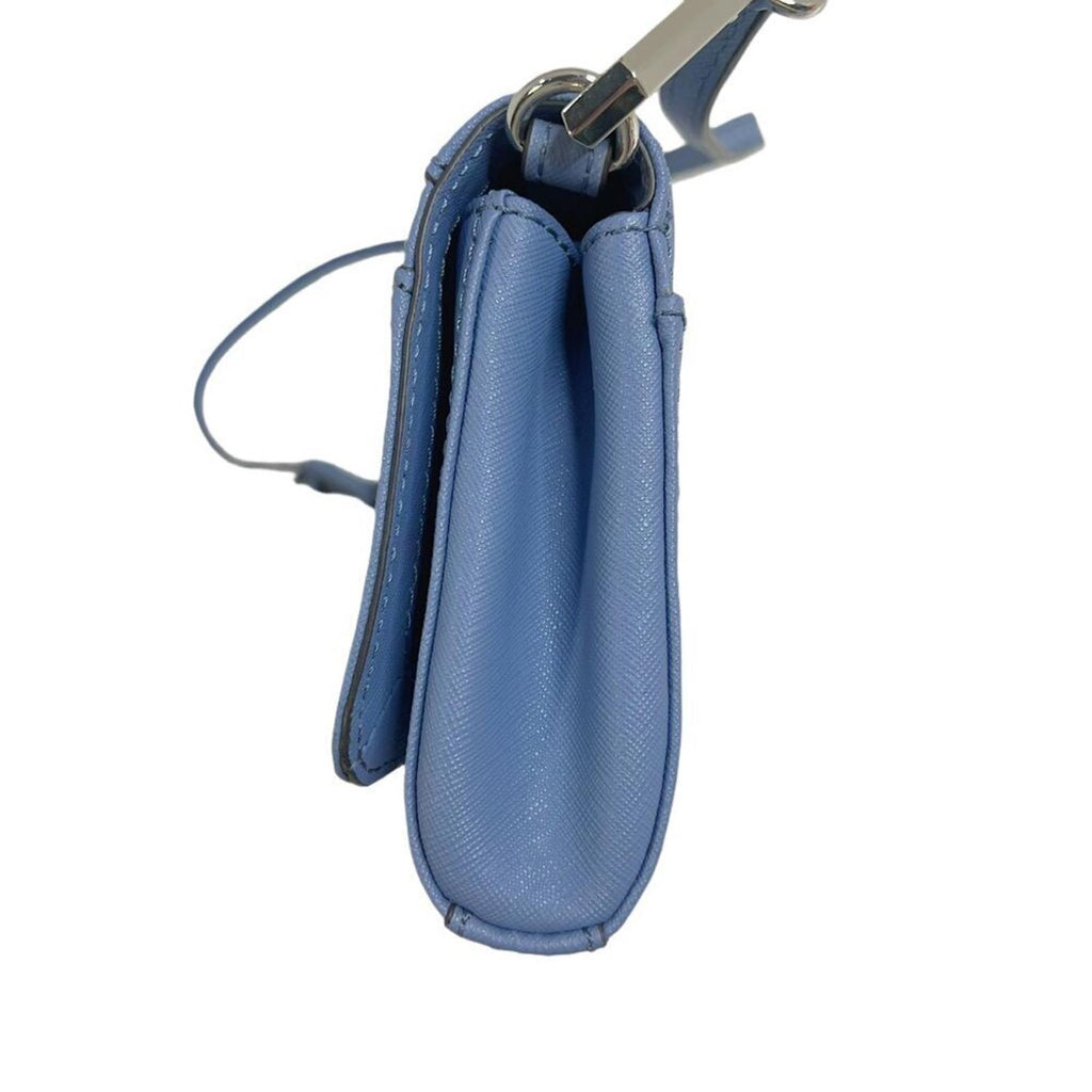 Rebecca Minkoff Jill Saffiano Crossbody Bag With Tassel Leather Blue Periwinkle
