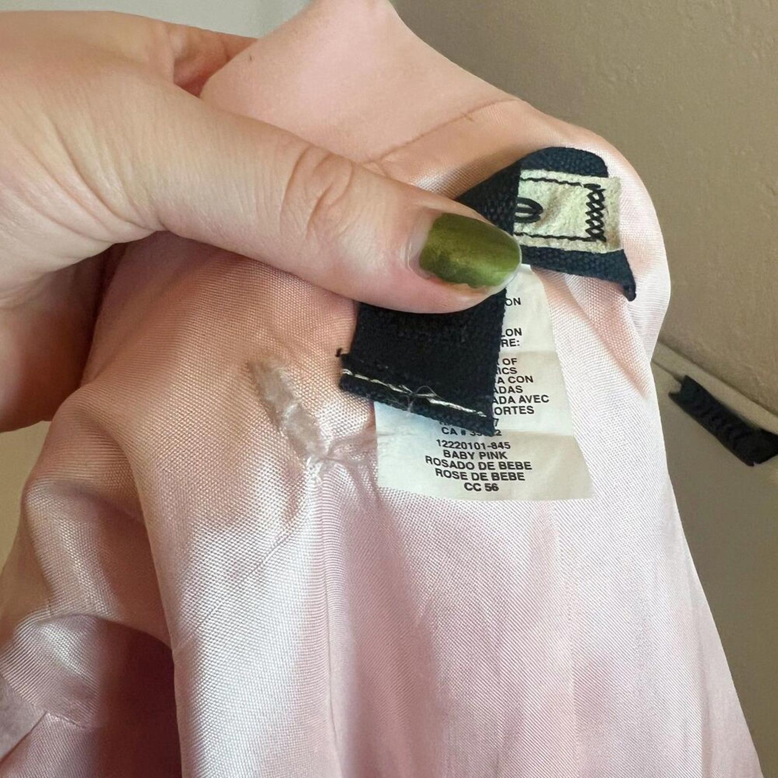 Vintage Bebe Baby Pink Light Pink Fitted Blazer Office Siren Ballet Core Size 6
