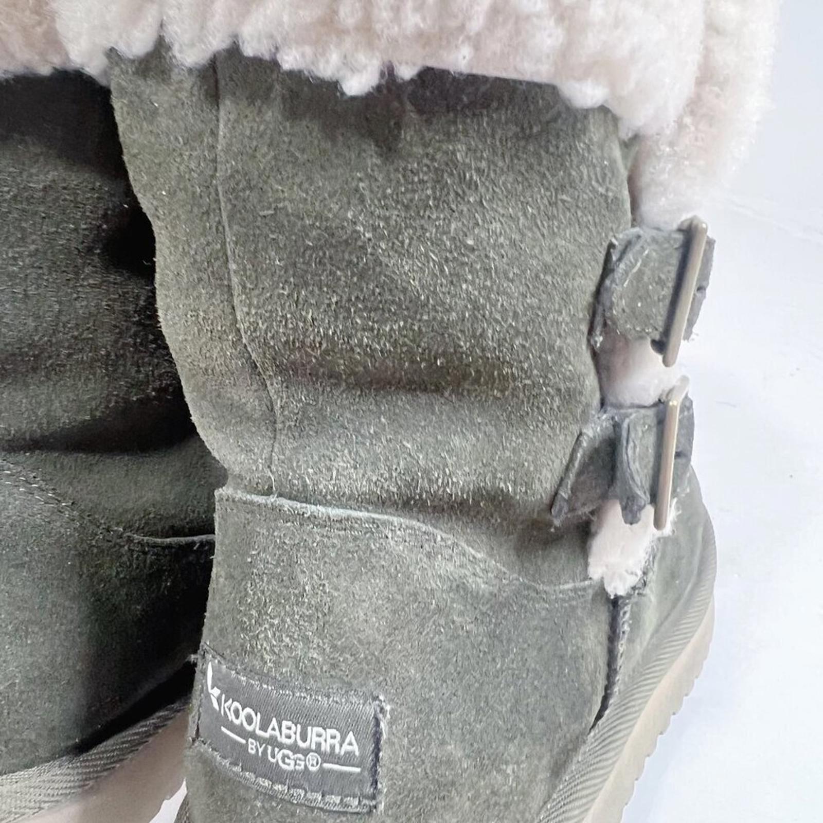 Koolaburra by Ugg Sulana Short Shearling Boot in Olive Green Size 8