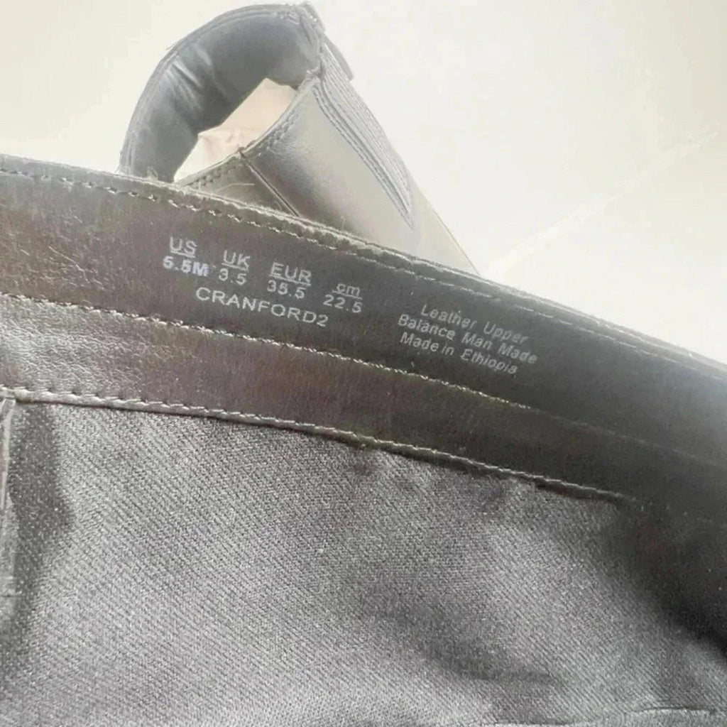 Franco Sarto Cranford 2 Black Leather Knee High Riding Boots Women's Size 5.5