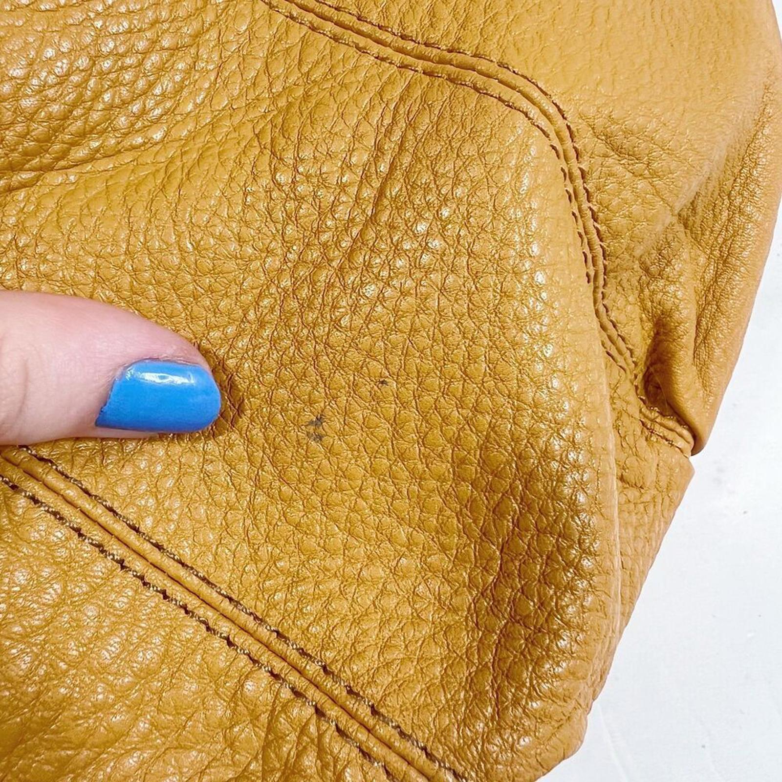 The Sak Deena Crossbody Bag Mustard Yellow Leather Purse