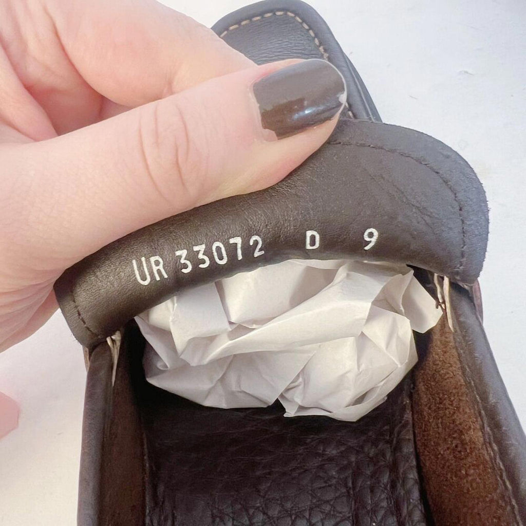 Salvatore Ferragamo Magnifico Brown Leather Horsebit Loafers Hickory Size 9