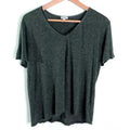 Splendid Grey Silver Accents Soft V Neck T Shirt Women's Size S