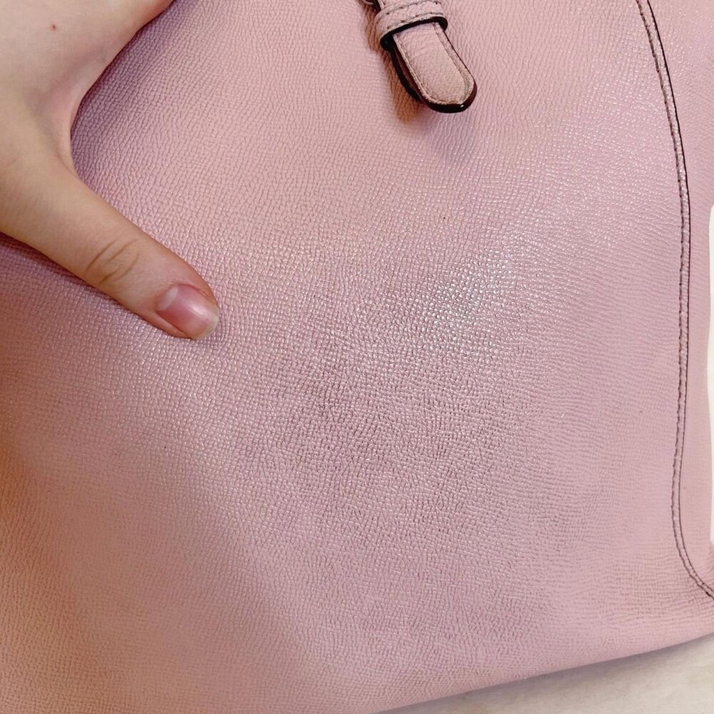 Coach Turnlock Tote In Blossom Light Pink Leather Tote Balletcore Coquette