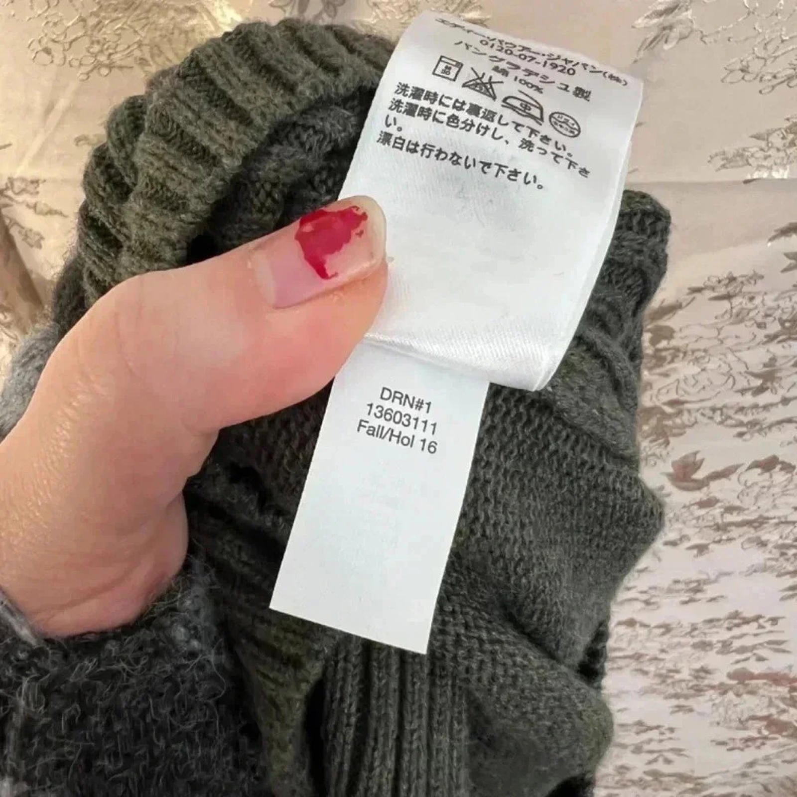 Eddie Bauer Men's Green Crewneck Sweater Knit Size L