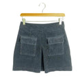 BDG Urban Outfitters Black Corduroy Mini Skirt Pockets Size S