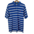 POLO Ralph Lauren Blue White Stripes Polo Shirt Men's Size XLT
