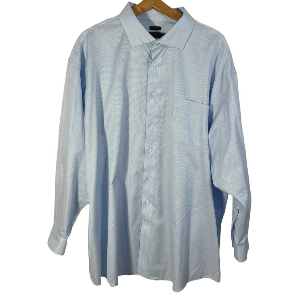 Jos. A. Bank Reserve Collection Light Blue White Button Down Collared Shirt
