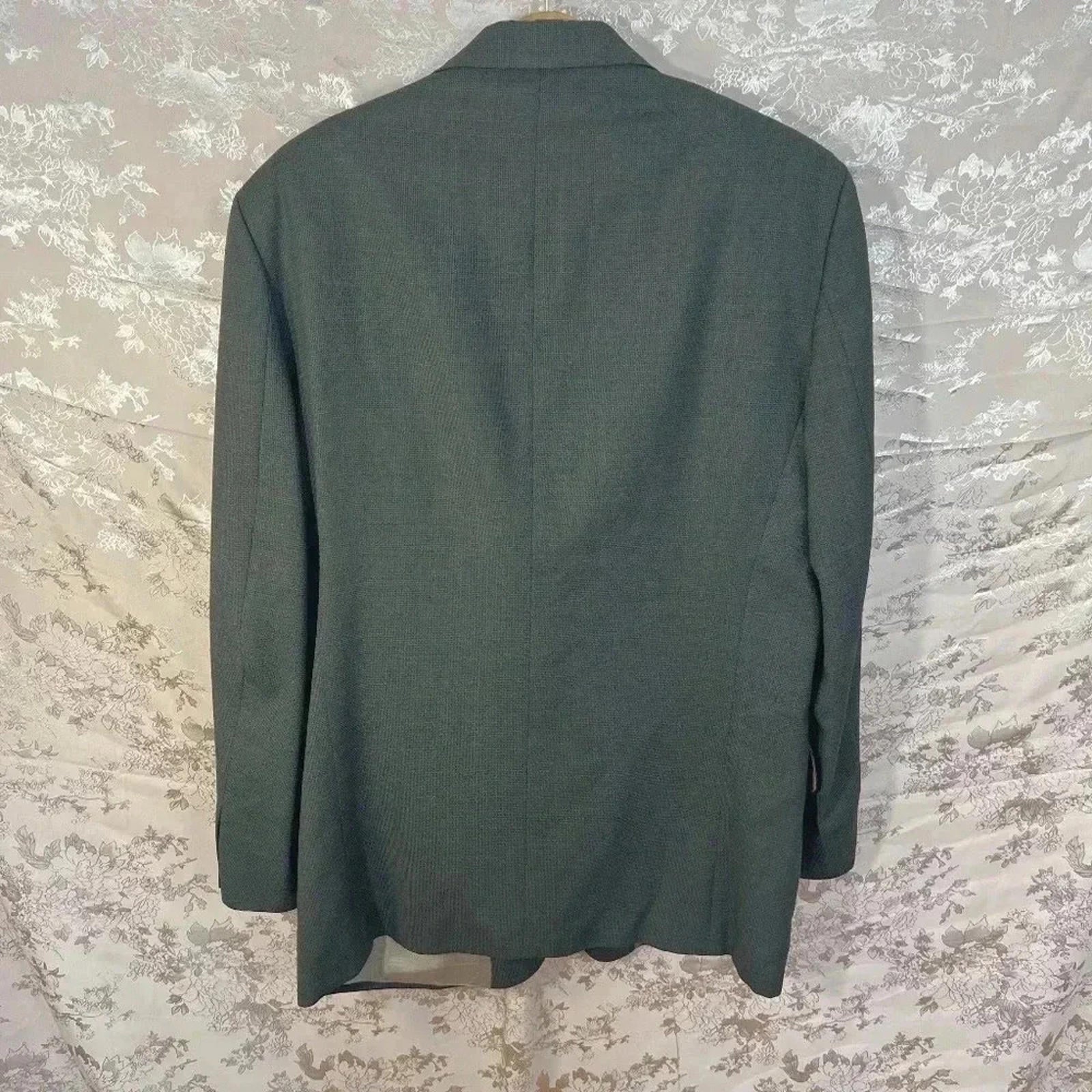 Oscar de la Renta Men's Grey Blazer Sportcoat Size 42L