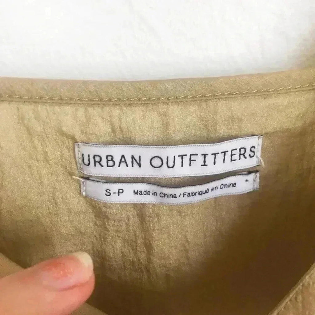 NWOT Urban Outfitters UO Copper Chiffon Flowy Tank Summer Beach Women's Size S