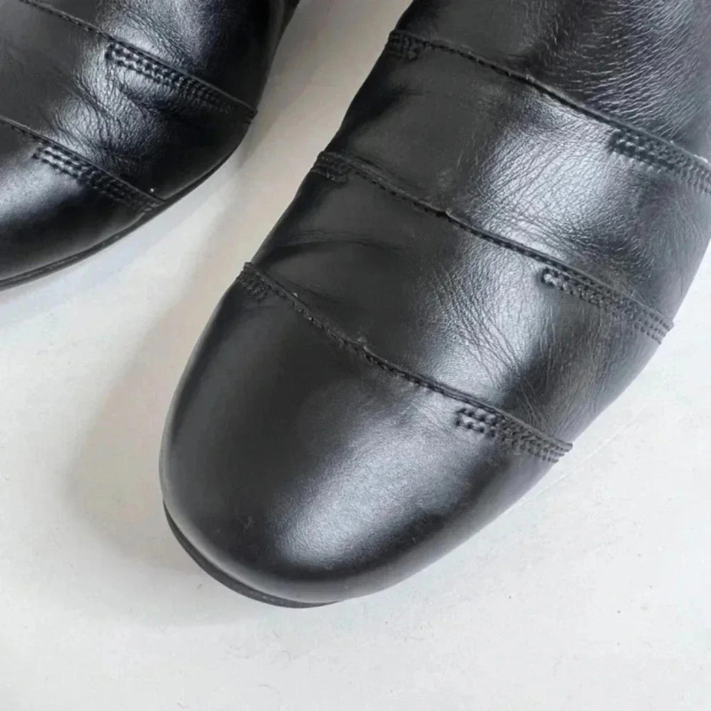 Paul Green Munchen Black Leather Booties Women's Size 7.5
