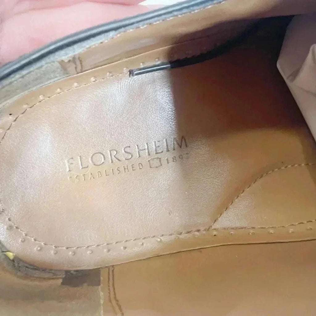 Florsheim Brookside Black Leather Wingtip Oxford Men's Size 10