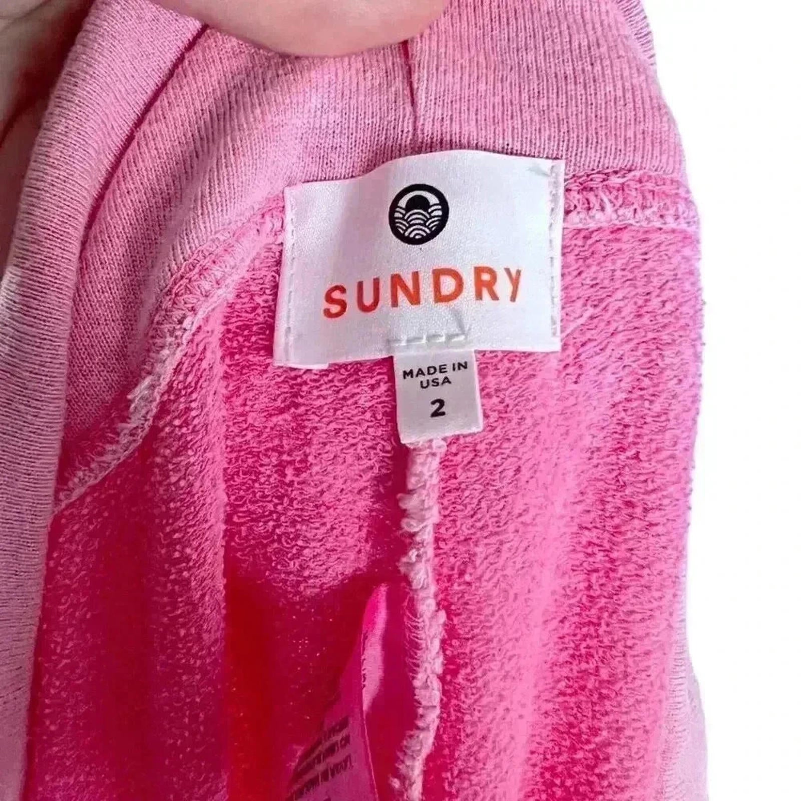 Sundry Barbie Pink Joggers Terrycloth Sweatpants Women's Size M