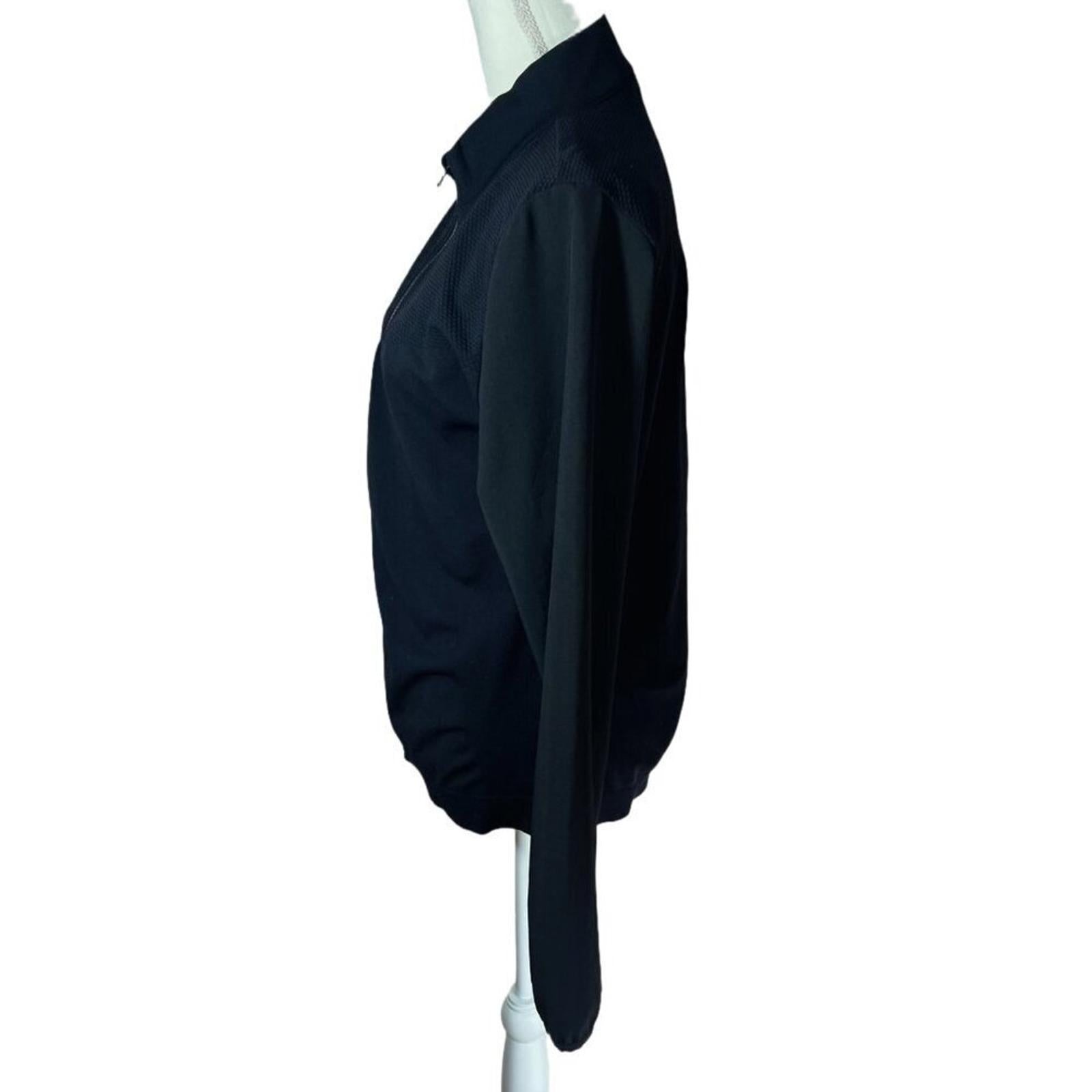 Zella Black Zip Up Activewear Lightweight Zip Up Jacket Size L