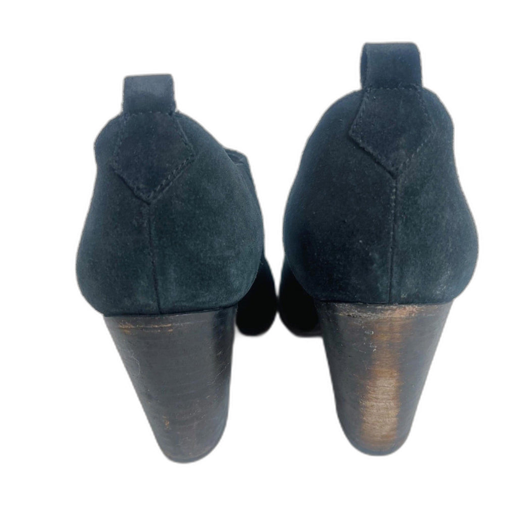 Frye Ilana Shootie Black Suede Bootie Ankle Boot Western Boho Size 10
