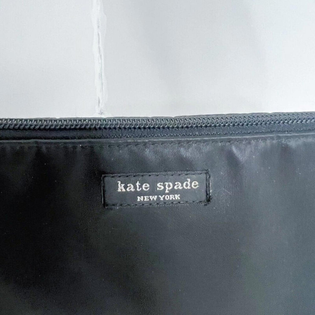 Kate Spade 90s Vintage Black Nylon Shoulder Bag Little Black Bag Purse