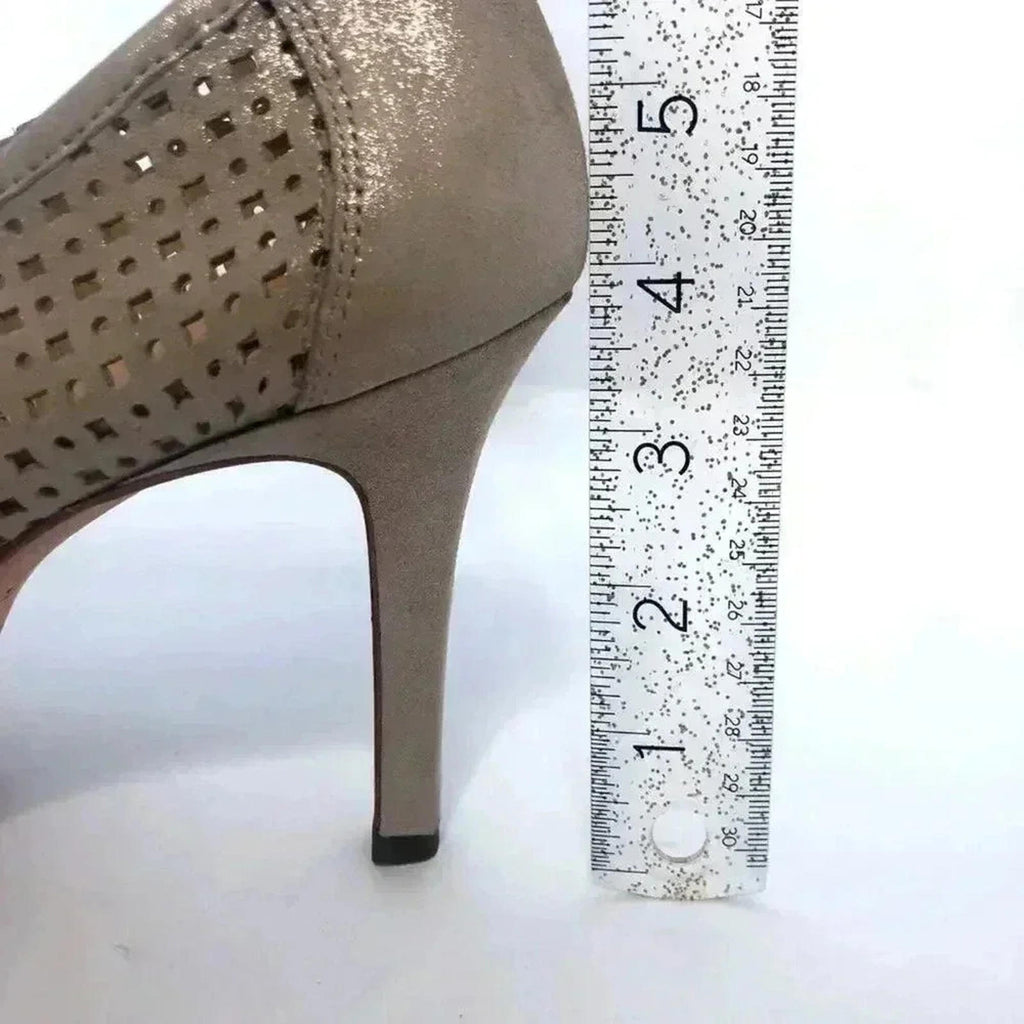 Paul Green Open Toed Booties Passion Perforated Women's Size 9.5 US