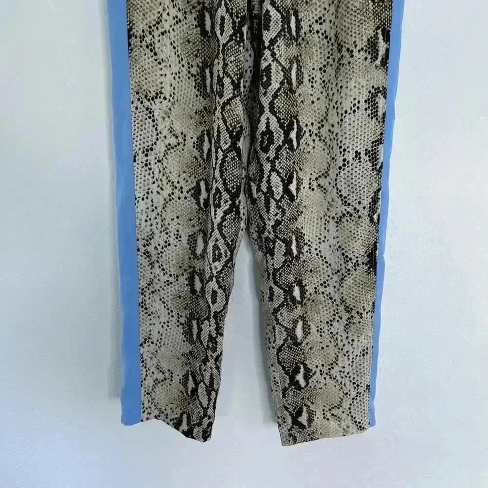 Honey Punch Snake Print Joggers Pants Chiffon Women's Size S