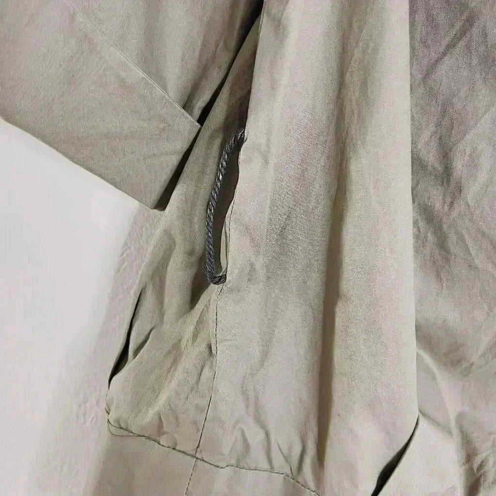 Marni Short Sleeved Tan Taupe Utility Cardigan Top Minimalist Brutalist Size 4