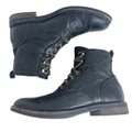 Ugg Men's Selwood Boots Black Leather Combat Boots Lace Up Size 11
