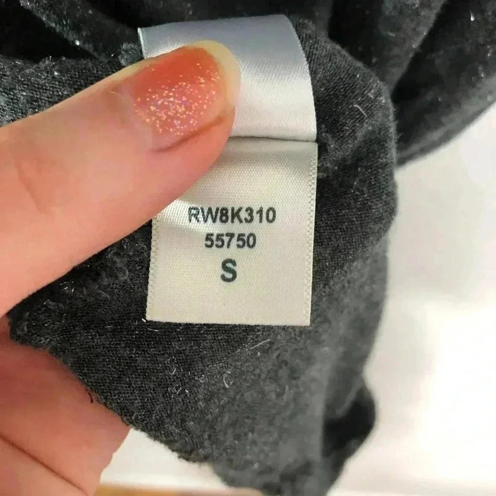Splendid Grey Silver Accents Soft V Neck T Shirt Women's Size S