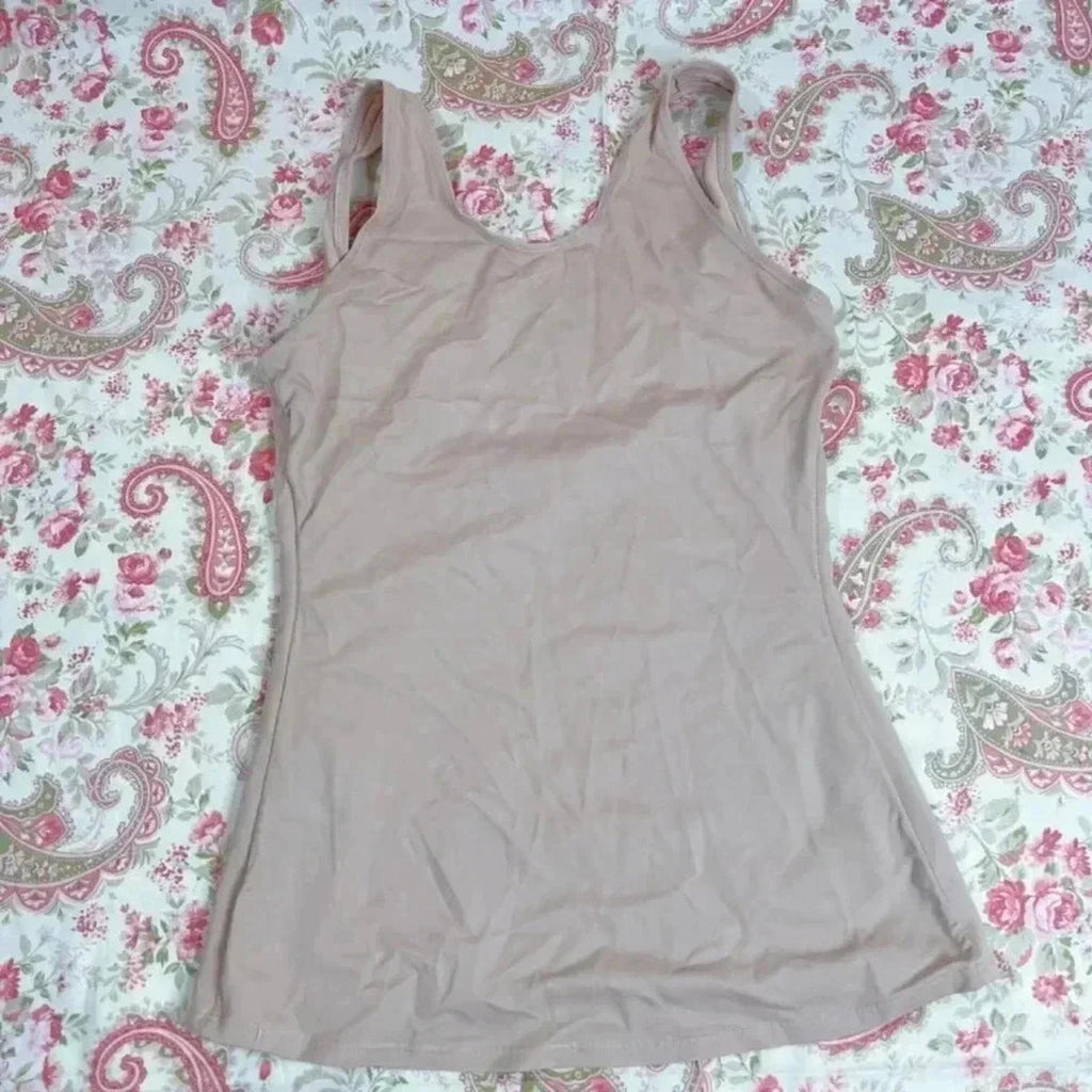 Hanes Nude Shapewear Upper Body Tan Cream Undergarments