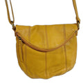 The Sak Deena Crossbody Bag Mustard Yellow Leather Purse