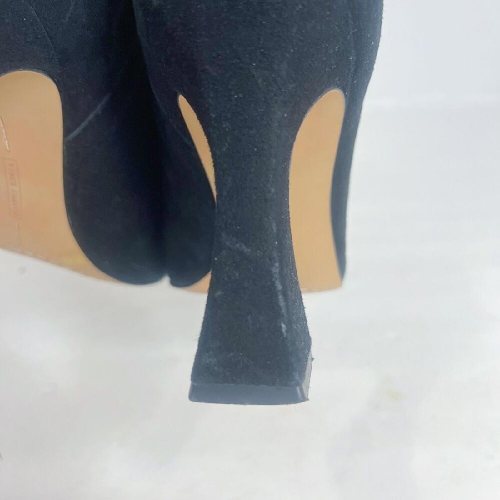 Vince Camuto Avelind Black Suede Dress Bootie Heeled Ankle Boot Size 8