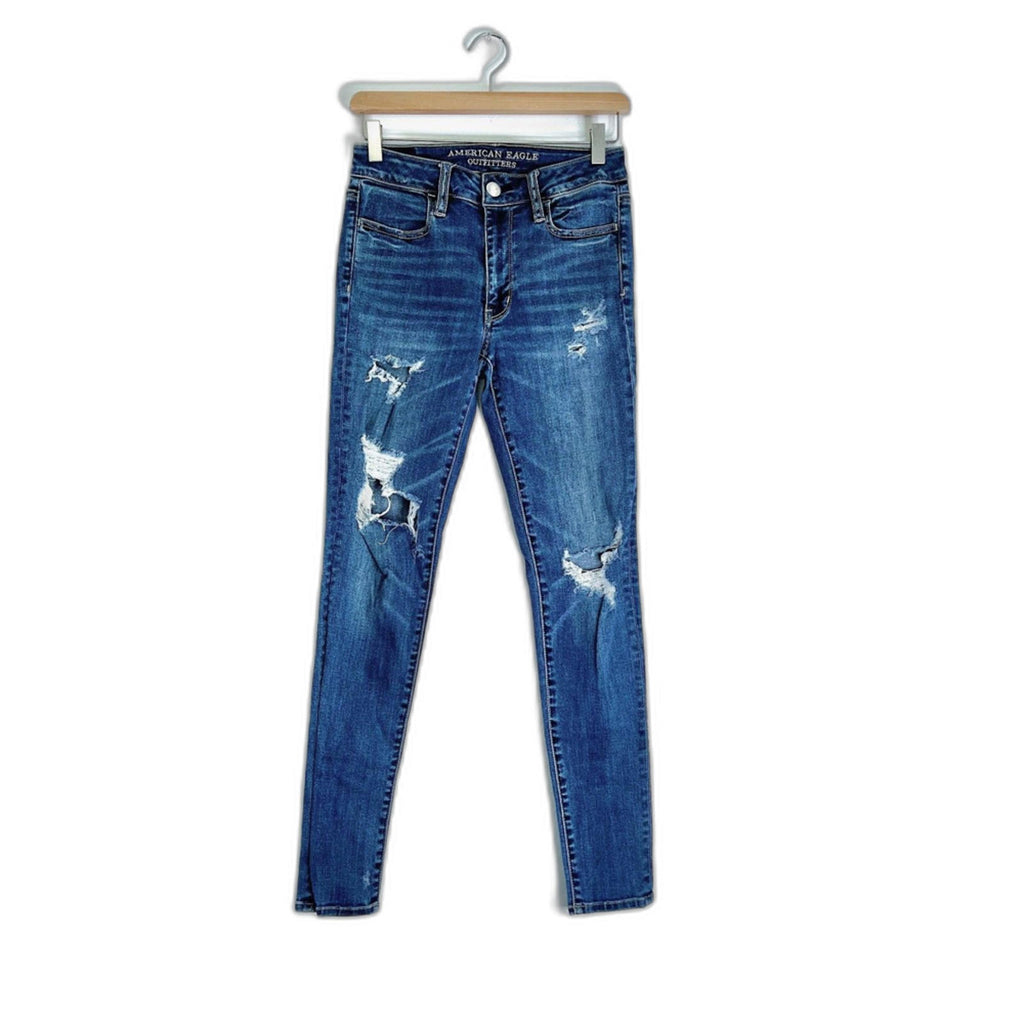 American Eagle Outfitters Distressed Skinny Jean Women's Size 6 8