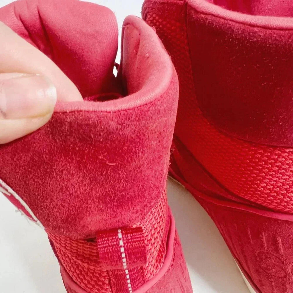 Sorel Tivoli II Red Waterproof Suede Sneaker Boots Womens Size 6