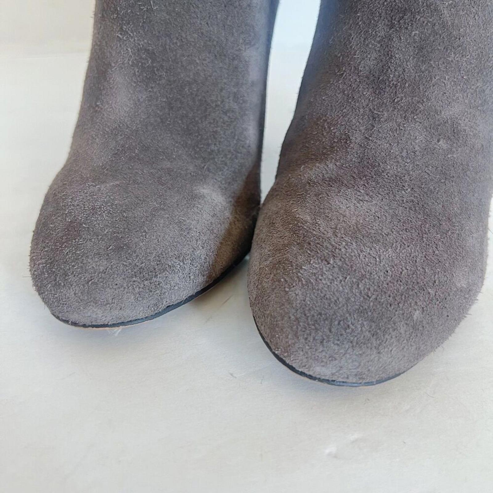 Vince Camuto Fermel Brown Suede Mid Calf Boot Slouchy Tassel Women's Size 6.5