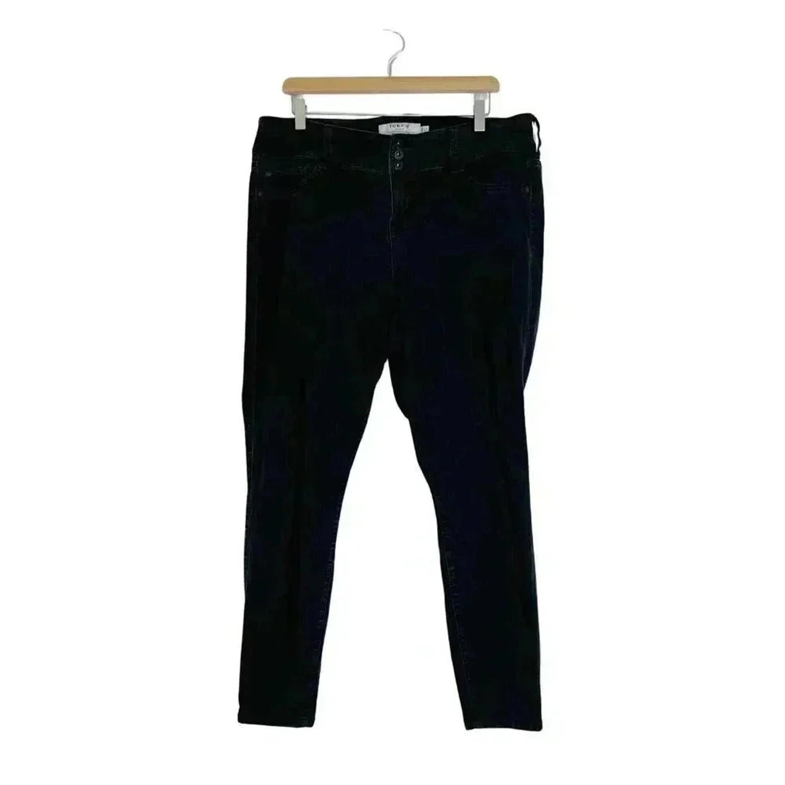 Torrid Black Skinny Jeans Mid Rise Plus Sized Women's Size 18R