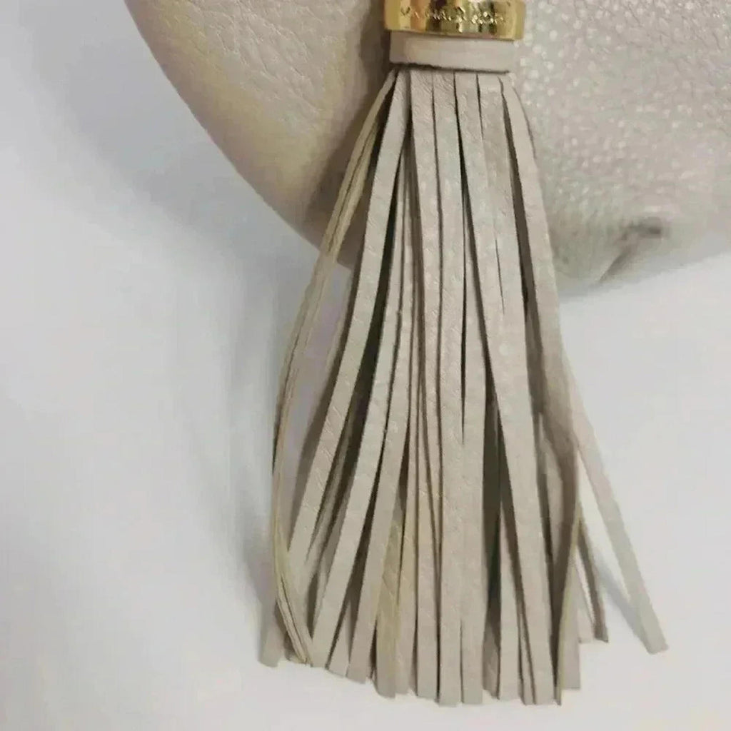 Michael Kors Crescent Shaped Cream Handbag