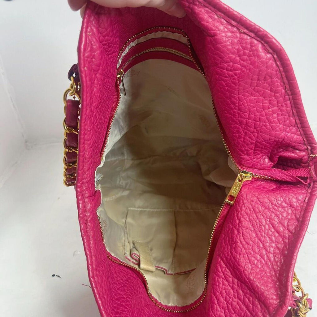 Amrita Singh Alaya Women's Berry Handbag Hot Pink Quilted Faux Leather Purse