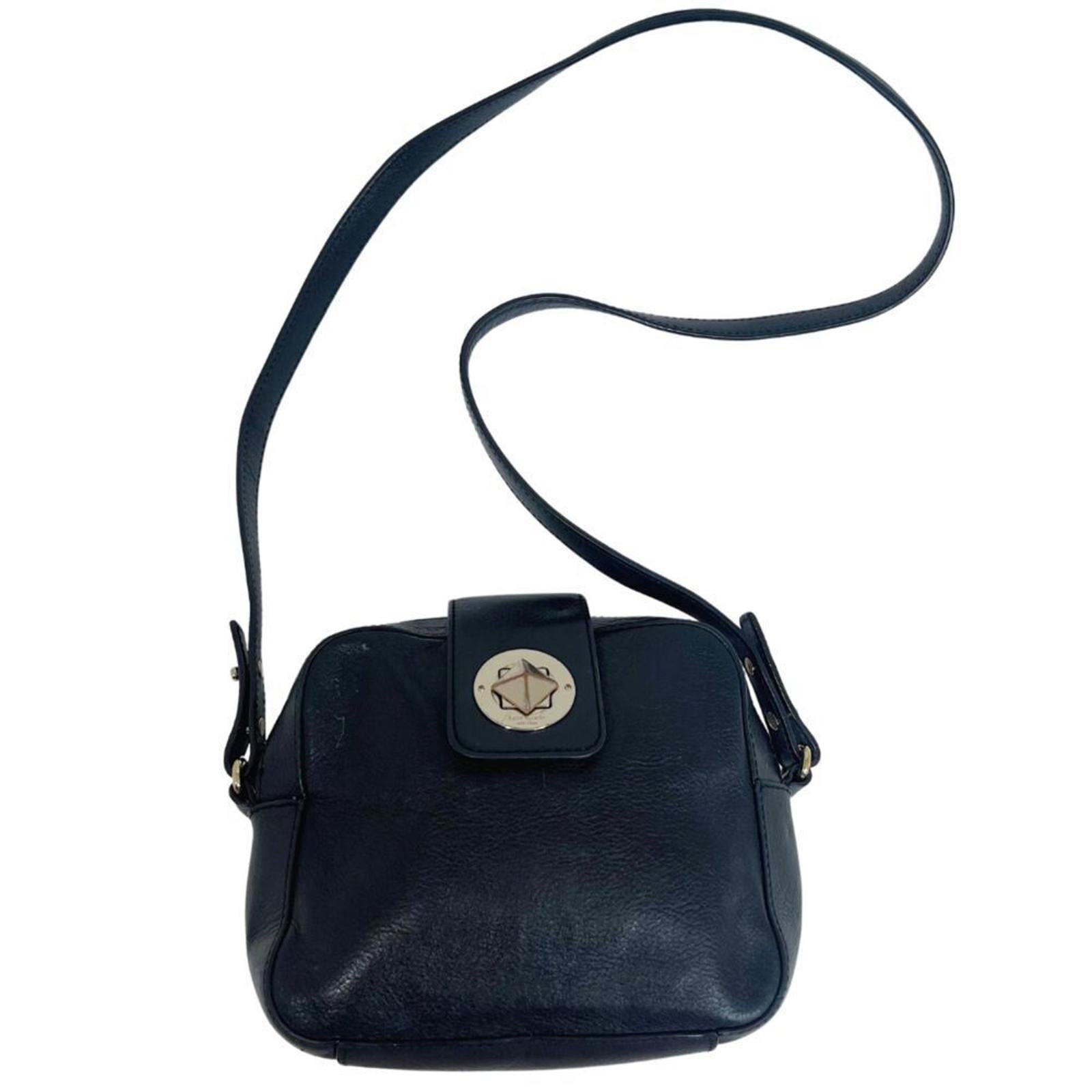 Kate Spade Chrystie Street Isla Bag Black Leather Crossbody Bag Purse