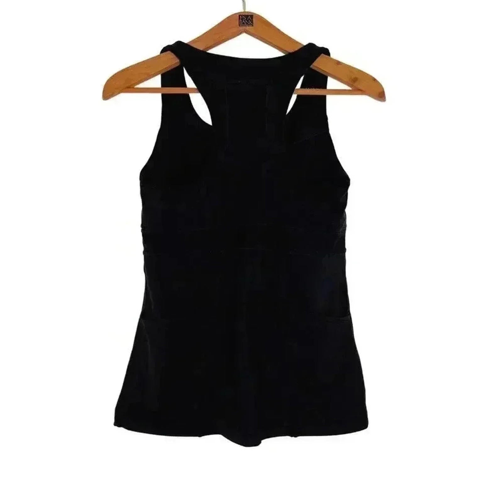 Athleta Navy Blue Racerback Workout Tank Women's Size ST Athletic Athleisure