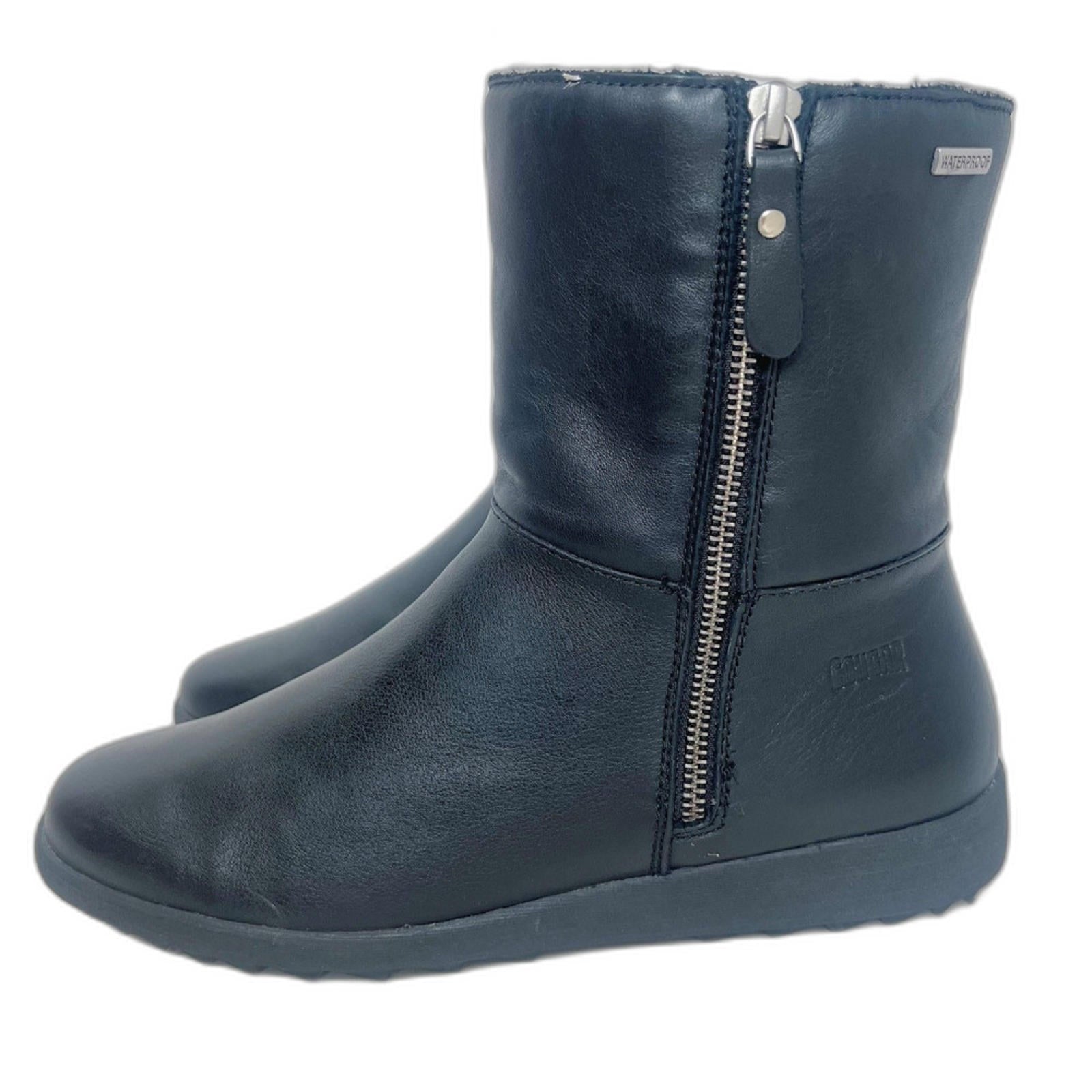 Like New Cougar Women's Toledo Waterproof Booties Black Leather Size 10