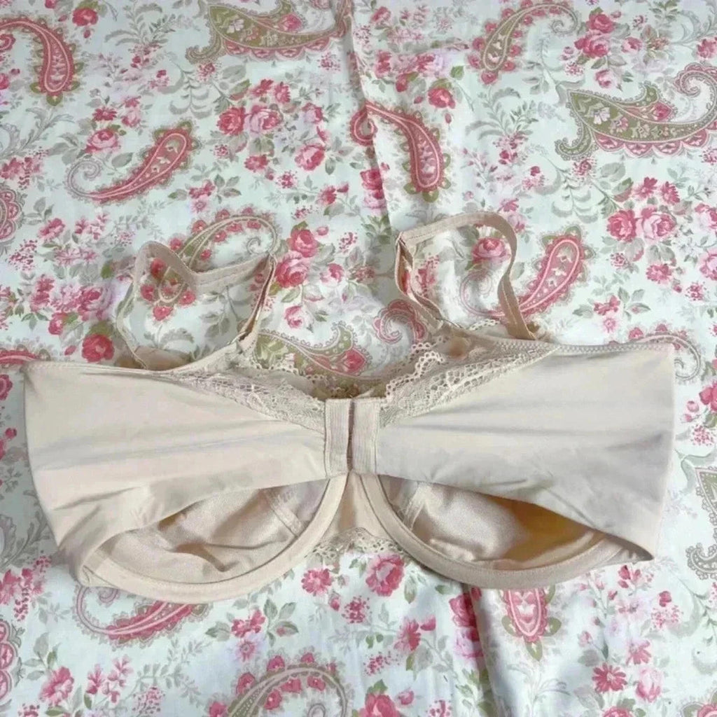 Bali Nude Unlined Bra 36DDD 36F 0416HU Bra