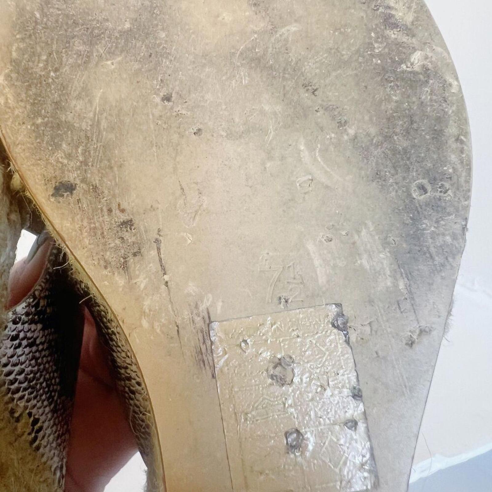 Kelsi Dagger Brooklyn Wedge Snakeprint Leather Espadrille Sandal Size 7.5