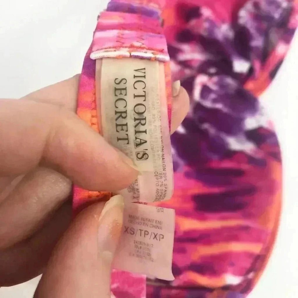Victoria's Secret Tie Dye Strapless Bikini Top