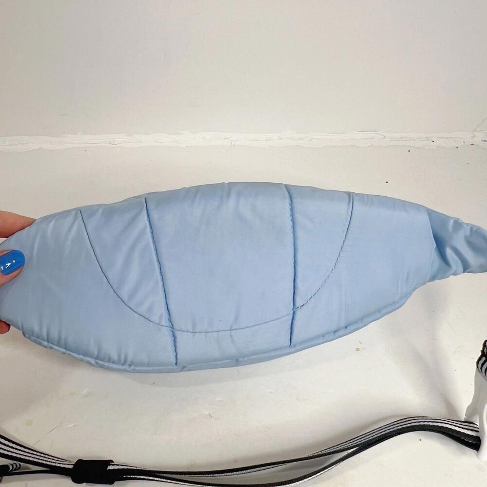 Adidas Core Waist Pack Light Blue Fanny Pack Baby Blue White