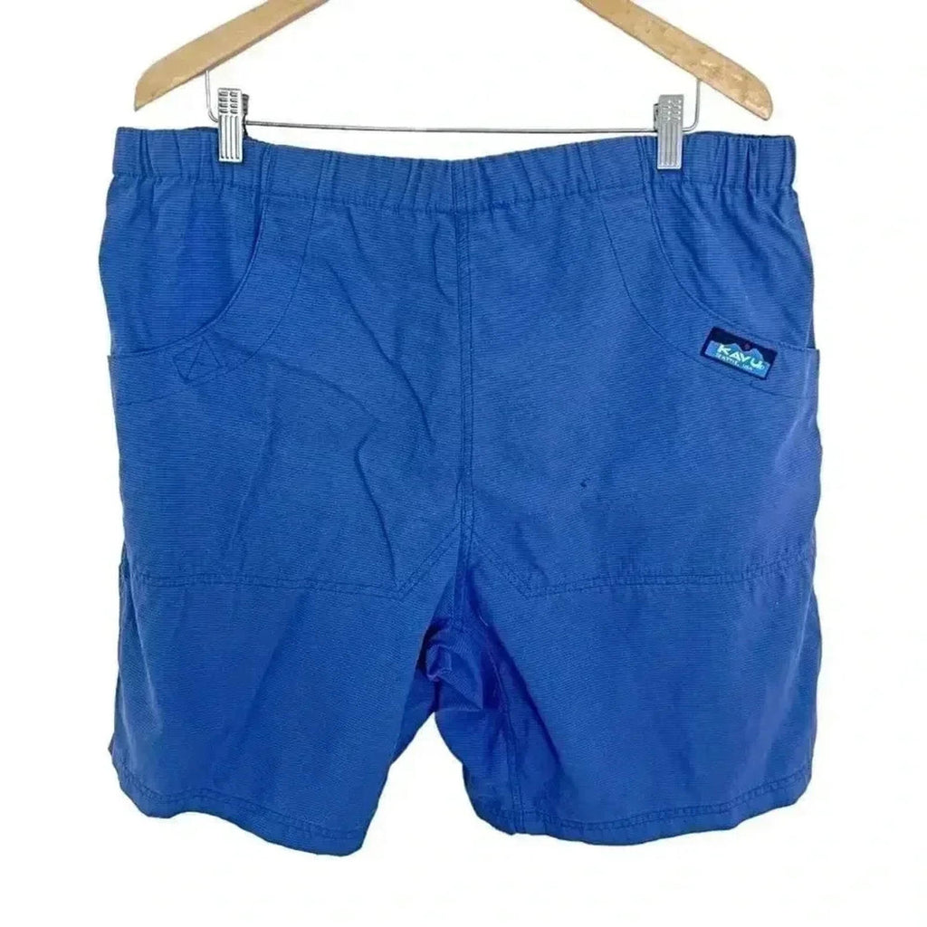 Kavu Chilli Lite Men's Hiking Shorts Blue Workout Athletic Outdoor Size XL