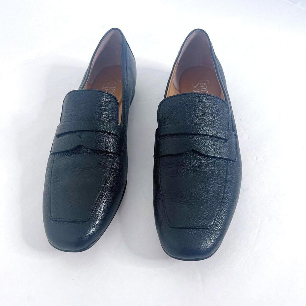 Franco Sarto Dame Black Leather Penny Loafers