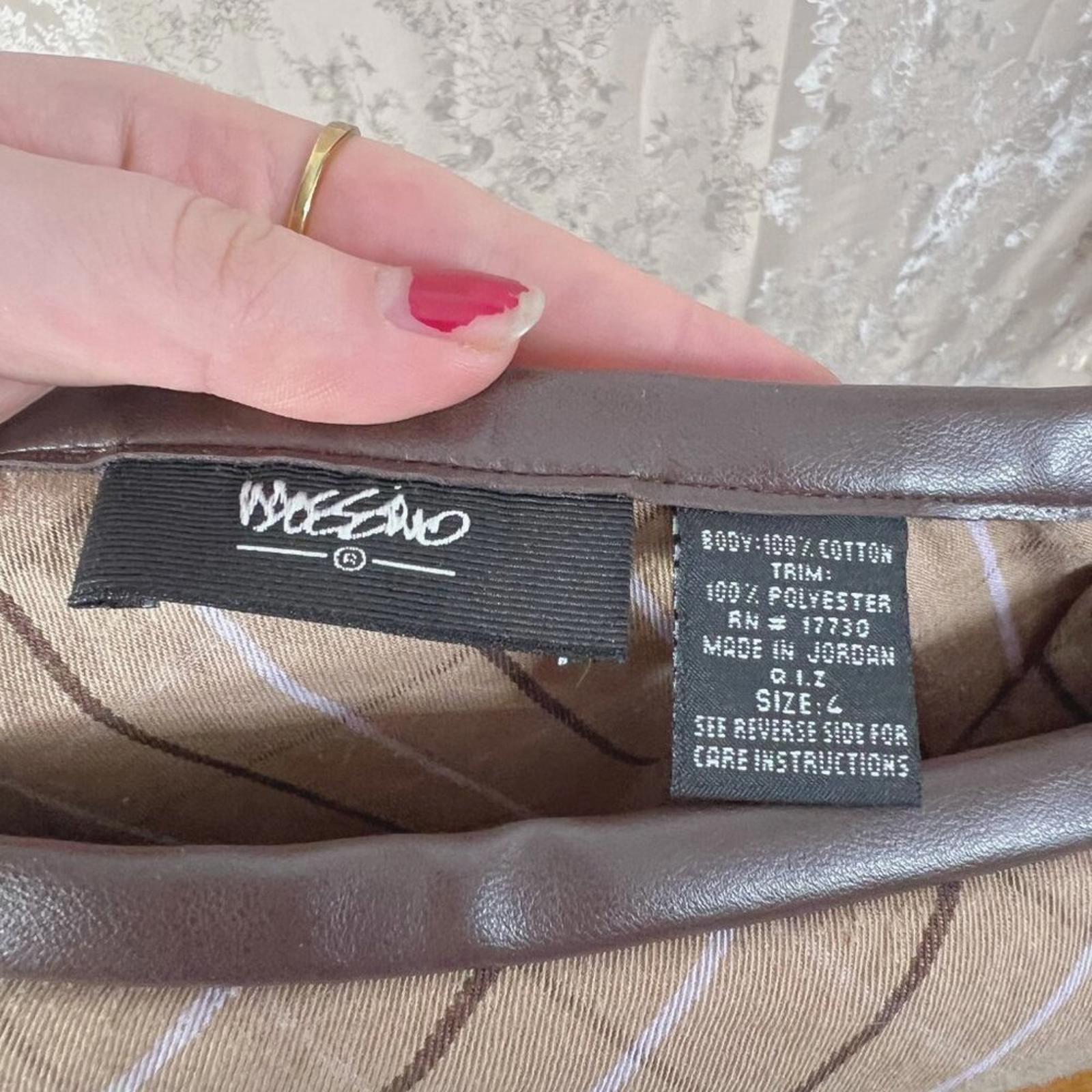 y2k Vintage Mossimo Tan Plaid Mini Skirt Preppy Women's Size 4