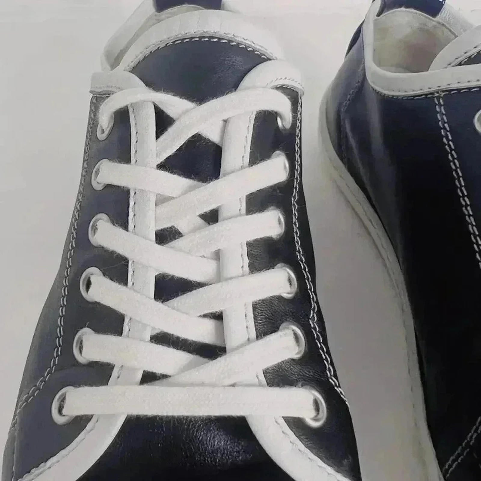 AGL Black Leather Sneakers