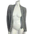 Athleta Nirvana Wear Two Ways Wrap Cardigan Women's Size S Heathered Grey Gray