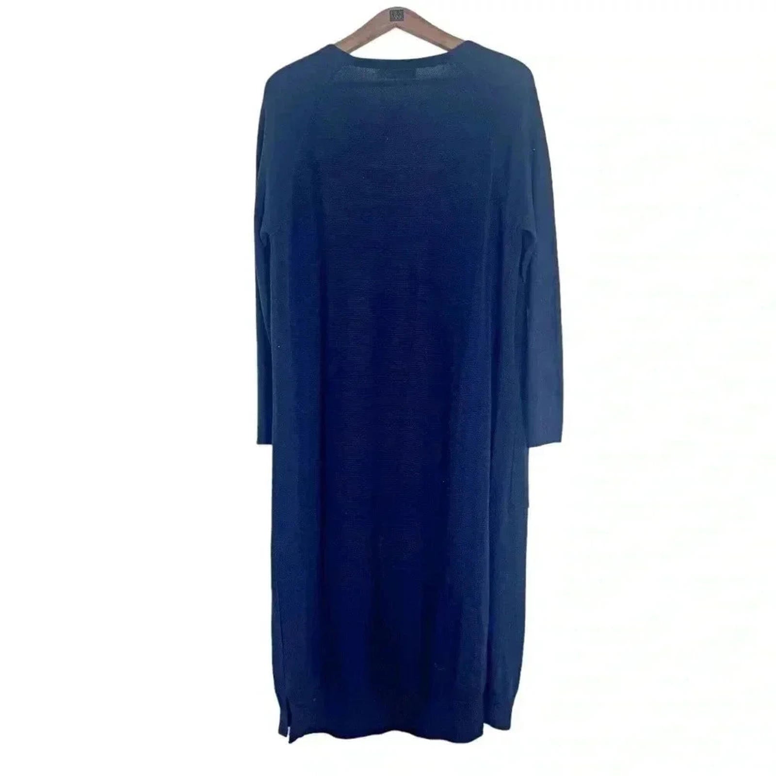 BDG Navy Blue Long Cardigan Knit Sweater Women's Size S