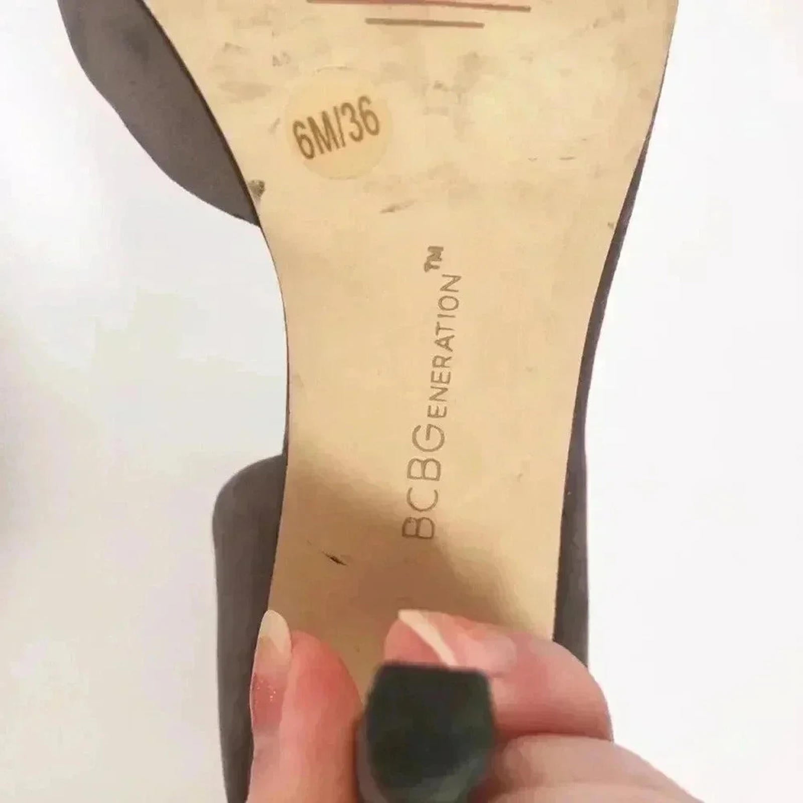 BCBGeneration Faux Suede One Side Heel Stiletto