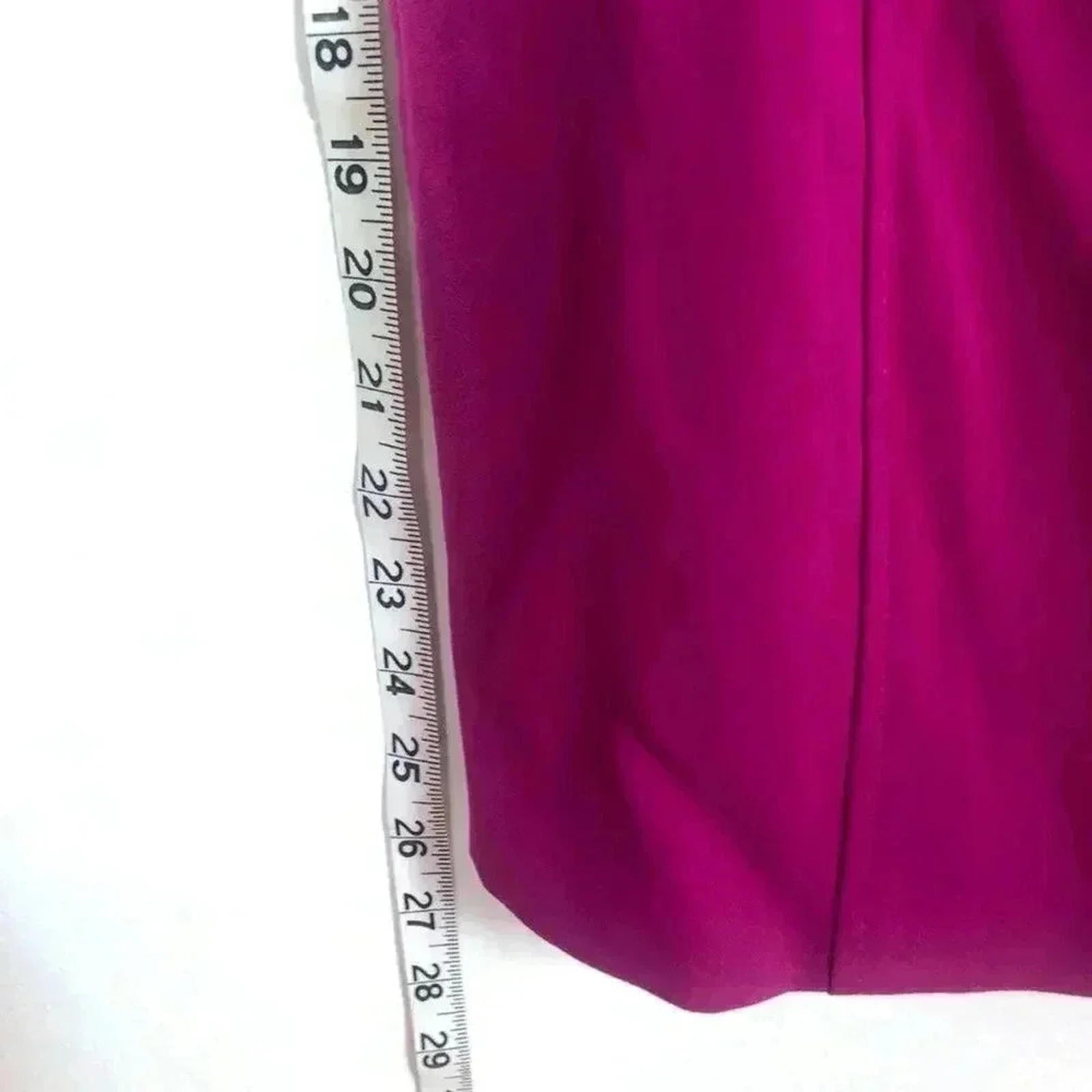 Trina Turk Embellished Keyhole Mini Dress Fuscia Pink Women's Size M
